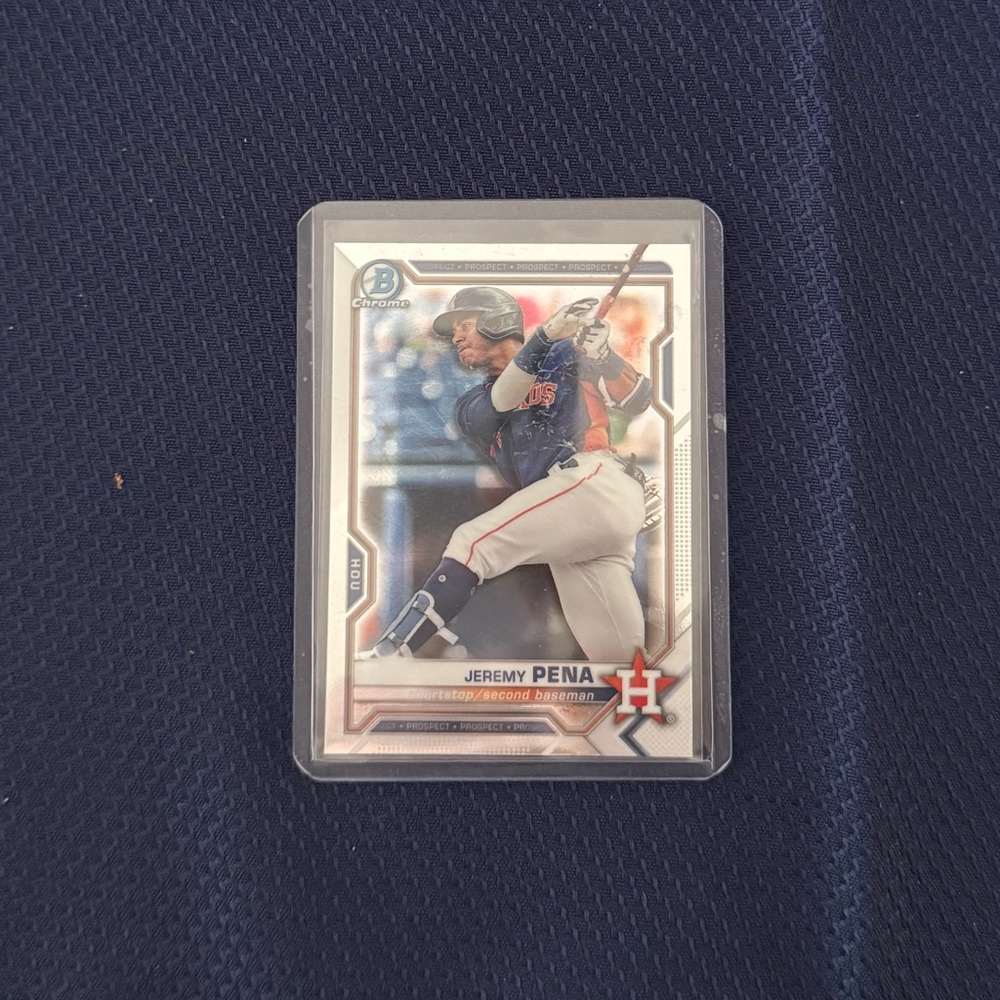 Jeremy Pena Chrome baseball card BCP-11